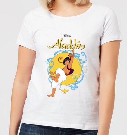 Disney Aladdin Rope Swing Women's T-Shirt - White - M - White