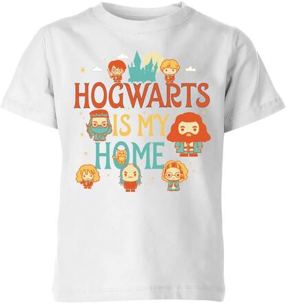 Harry Potter Kids Hogwarts Is My Home Kids' T-Shirt - White - 5-6 Years