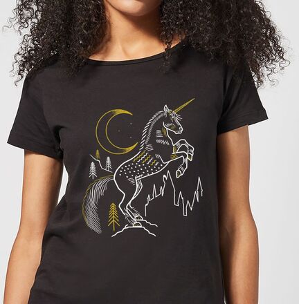 Harry Potter Unicorn Women's T-Shirt - Black - M