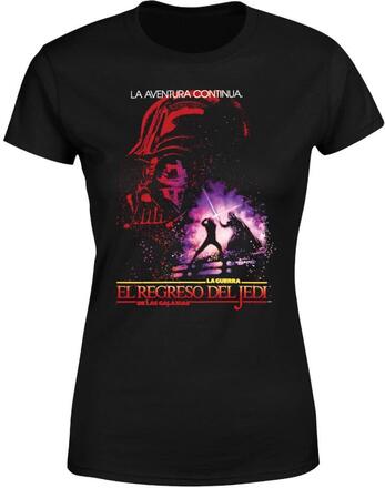 Star Wars ROTJ Spanish Women's T-Shirt - Black - XL