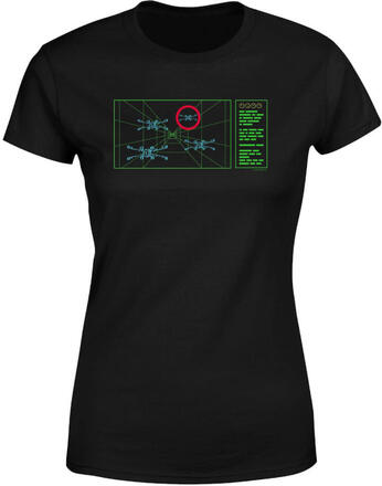 Star Wars X-Wing Target Women's T-Shirt - Black - XXL