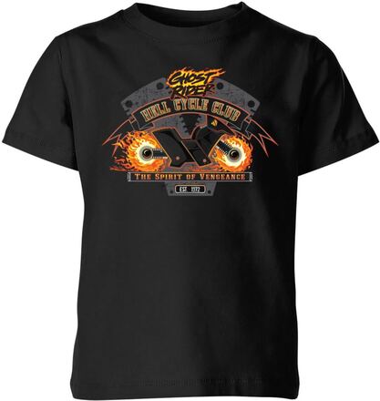 Marvel Ghost Rider Hell Cycle Club Kids' T-Shirt - Black - 9-10 Years - Black
