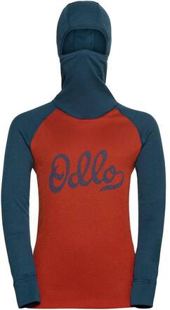 Odlo ACTIVE WARM ECO KIDS Long-Sleeve Base Layer Top With Facemask