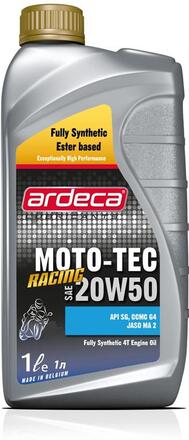 MC olie Moto Tec Racing 20w50- 1 ltr