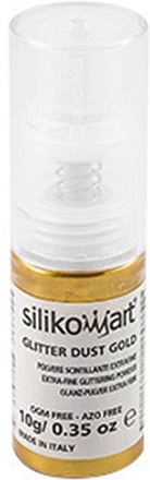 Glitter Dust - Glitterspray GULD 10g Silikomart