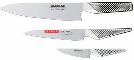 GLOBAL - Knivset 3-delar G-2, GS-1, GS-11