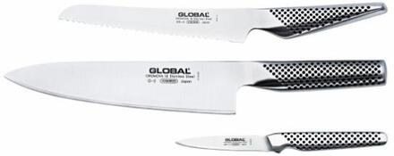 GLOBAL - Knivset 3-delar G-2, GS-61, GSF-15