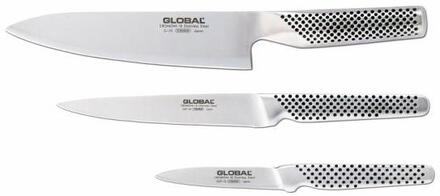 GLOBAL - Knivset 3-delar G-55, GSF-15, GSF-24