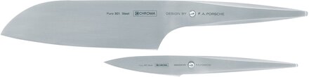 Chroma type 301 Design by F. A. Porsche Knivsett 2 Kniver