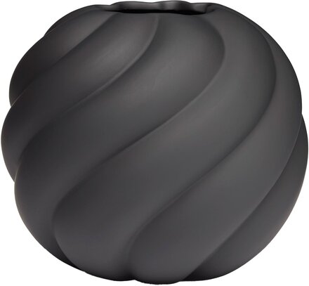 Cooee Design Twist Ball vase 20 cm, svart