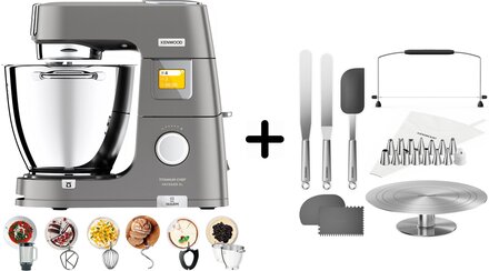 Kenwood Chef Patissier XL kjøkkenmaskin + KWSD100 kakedekorasjonssett