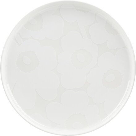 Marimekko Unikko tallerken 25 cm, white