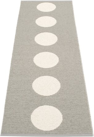 Pappelina Gulvteppe Vera, 70 x 225 cm, warm grey/vanilla