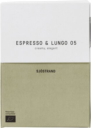 Sjöstrand N°5 Espresso & Lungo kaffekapsler, 100 stk.
