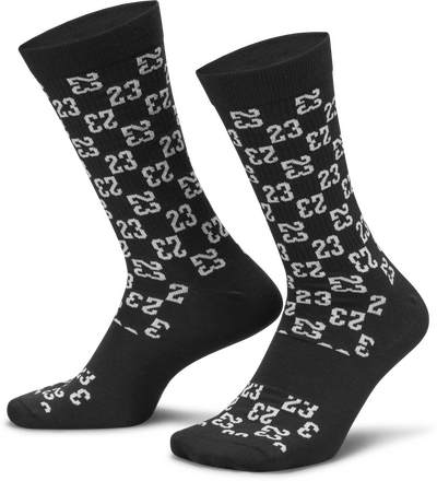 Nike Jordan Everyday Essentials Crew Socks - Black - 50% Recycled Polyester