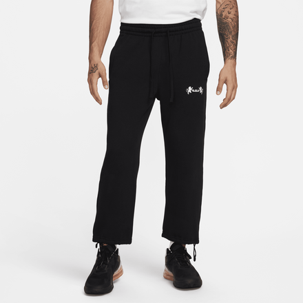 Nike LeBron Men's Open Hem Fleece Trousers - Black