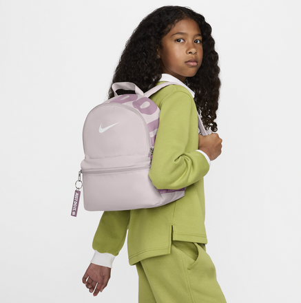 Nike Brasilia JDI Kids' Mini Backpack (11L) - Purple - 50% Recycled Polyester