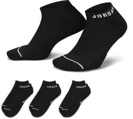 Nike Jordan Everyday No-Show Socks (3 Pairs) - Black