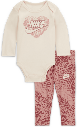 Nike Animal Print Bodysuit and Leggings Set Baby 2-Piece Set - Pink