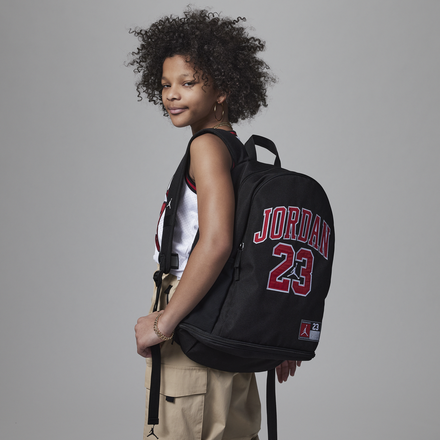 Nike Jordan Jersey Backpack Older Kids' Backpack (27L) - Black
