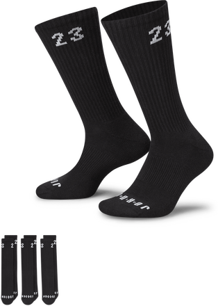 Nike Jordan Essentials Crew Socks (3 Pairs) - Black