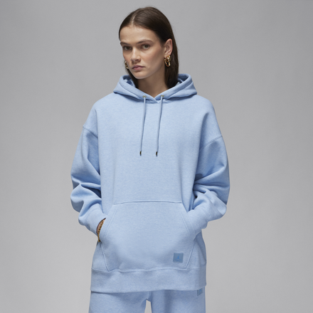 Nike Jordan Flight Fleece Women's Pullover Hoodie - Blue