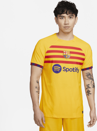 F.C. Barcelona 2023/24 Match Fourth Men's Nike Dri-FIT ADV Football Shirt - Yellow - 50% Recycled Polyester