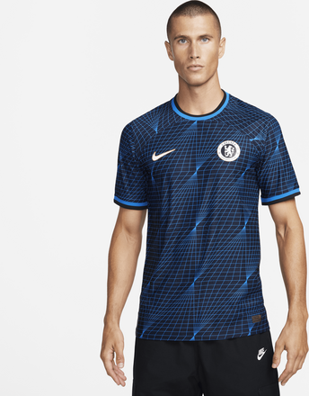 Chelsea F.C. 2023/24 Match Away Men's Nike Dri-FIT ADV Football Shirt - Blue - 50% Recycled Polyester