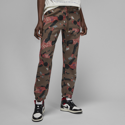 Nike Jordan Artist Series by Parker Duncan Women's Brooklyn Fleece Trousers - Brown