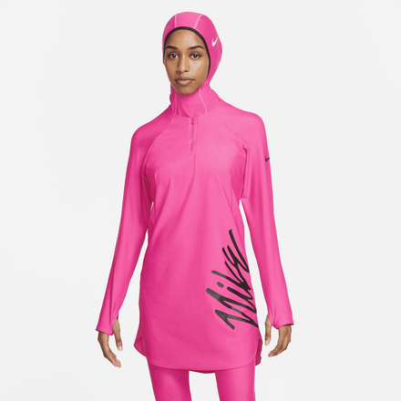 Nike Victory Logo Women's Full-Coverage Swim Tunic - Pink
