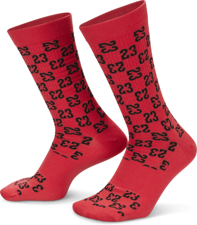 Nike Jordan Everyday Essentials Crew Socks - Red - 50% Recycled Polyester