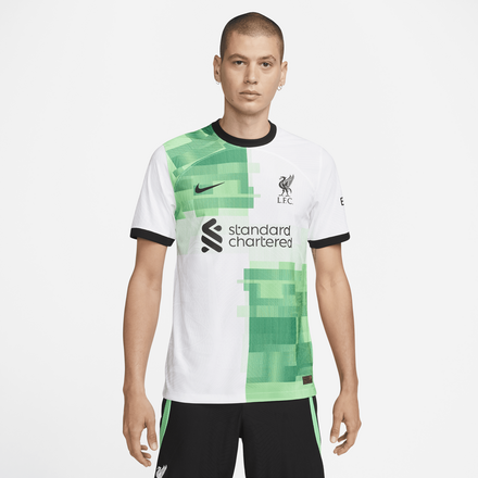 Liverpool F.C. 2023/24 Match Away Men's Nike Dri-FIT ADV Football Shirt - White - 50% Recycled Polyester