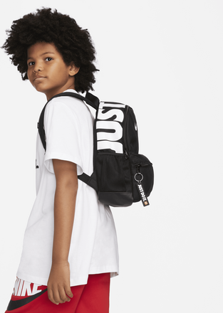 Nike Brasilia JDI Kids' Mini Backpack (11L) - Black - 50% Recycled Polyester