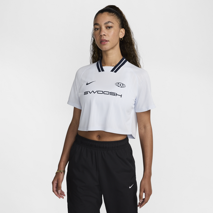Nike Sportswear Women's Short-Sleeve Crop Top - Grey