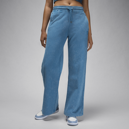 Nike Jordan Flight Fleece Women's Open-Hem Trousers - Blue