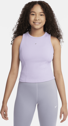 Nike Girls' Dri-FIT Tank Top - Purple - 50% Recycled Polyester