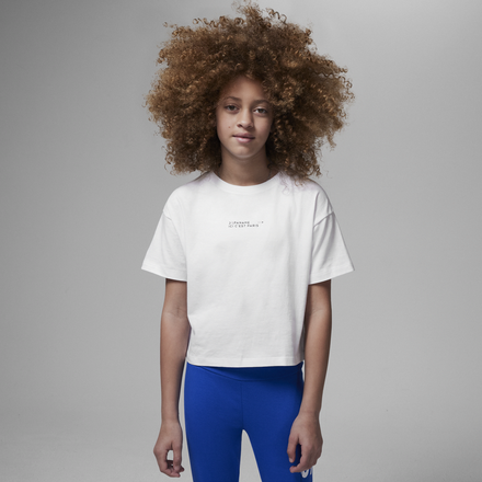 Nike Jordan Older Kids' Paris Saint-Germain T-Shirt - White