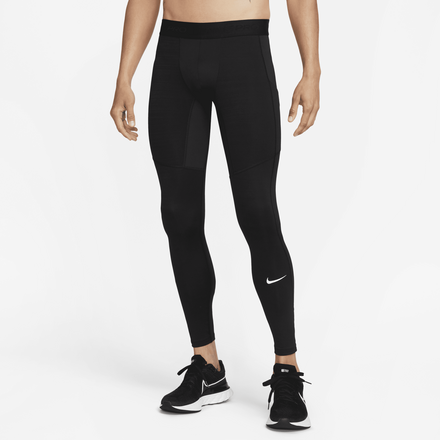 Nike Pro Warm Men's Tights - Black - 50% Recycled Polyester