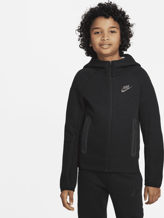 Nike Sportswear Tech Fleece Older Kids' (Boys') Full-Zip Hoodie - Black