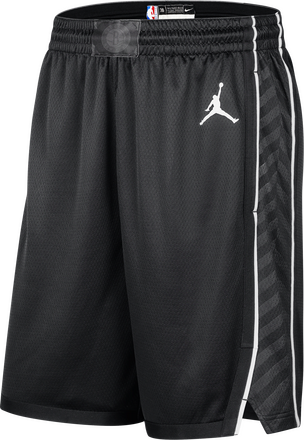 Brooklyn Nets Statement Edition Men's Jordan Dri-FIT NBA Swingman Basketball Shorts - Black - 50% Recycled Polyester