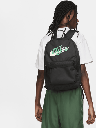 Nike Heritage Backpack (25L) - Black - 50% Recycled Polyester