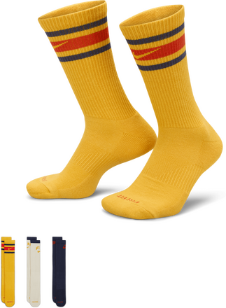 Nike Everyday Plus Cushioned Crew Socks (3 Pairs) - Multi-Colour