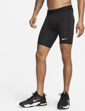 Nike Pro Men's Dri-FIT Fitness Long Shorts - Black - 50% Recycled Polyester