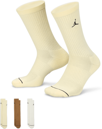 Nike Jordan Everyday Crew Socks (3 pairs) - Multi-Colour