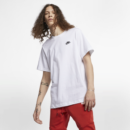 Nike Sportswear Club Men's T-Shirt - White