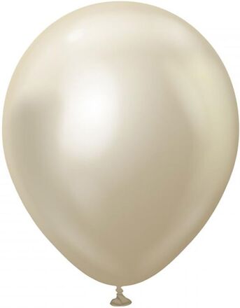 Latexballonger Professional White Gold Chrome - 100-pack