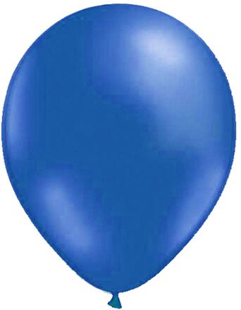 Ballonger Blå Metallic - 10-pack