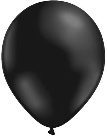 Ballonger Svarta Metallic - 25-pack