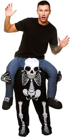 Carry Me Skelett Maskeraddräkt - One size
