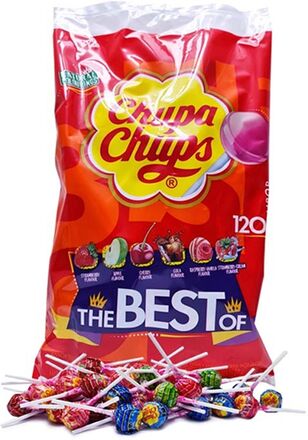 Chupa Chups Klubbor Best Of Storpack - 120-pack